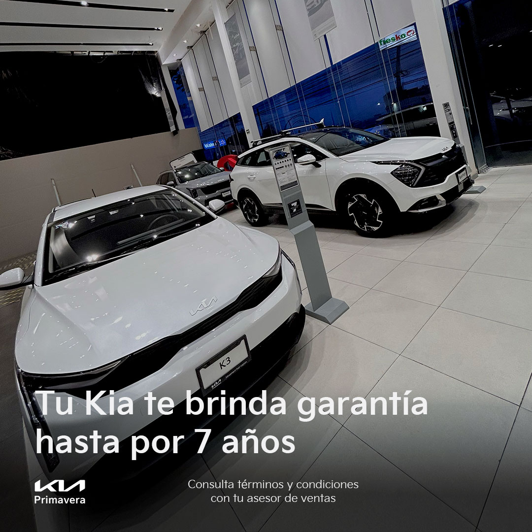 KiaPrimavera's tweet photo. Al adquirir un Kia con nosotros tienes acceso a nuestra garantía de hasta por 7 años 👌
Acércate con tu asesor de ventas para más información. 👩‍💻
°
°
°
#KiaPrimavera #Garantía #Cuernavaca #RazonesParaElegirKia https://t.co/m6uN54ArGI