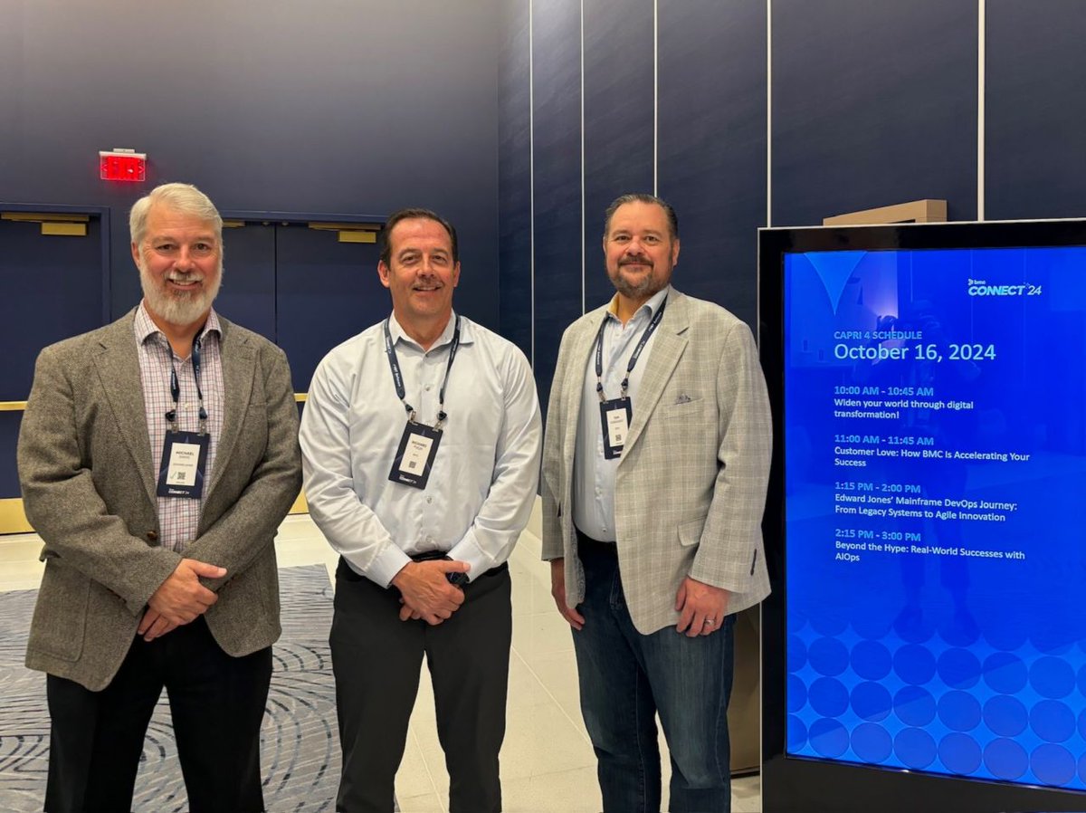 And that’s a wrap on #BMCConnect2024!  

Today, we started with a keynote from our CTO, who shared updates on BMC AMI, Helix, and Control-M. Across the event, we hosted 60+ breakout sessions, hackathons, and networking opportunities. Thanks for joining us! #DiscoverTheNewBMC