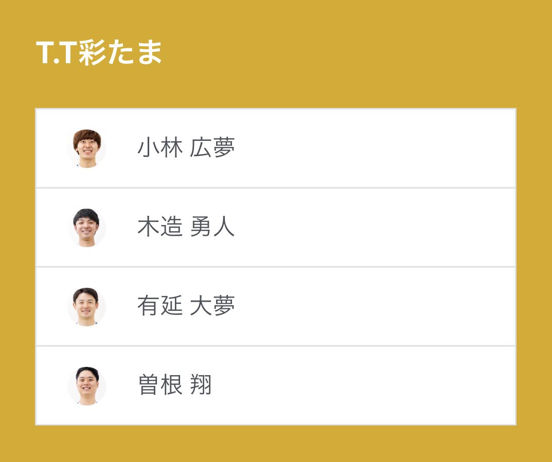 TLEAGUE_PR's tweet image. 🏓#ノジマTリーグ 2024-2025シーズン
🗓️10月20日(日) ⏰15:00試合開始
📍浦和駒場体育館

#TT彩たま vs #琉球アスティーダ

ベンチ入りメンバーが発表されました！

★チケットはこちら→tleague.jp/ticket/