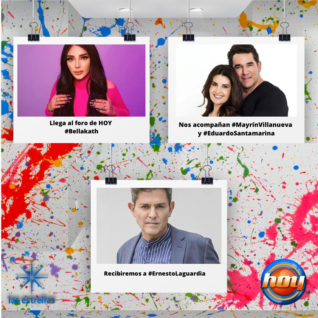 programa_hoy's tweet photo. Te esperamos este jueves en punto de las 9:00 a.m. por #LasEstrellas ✨ https://t.co/Lkf0URuUHk