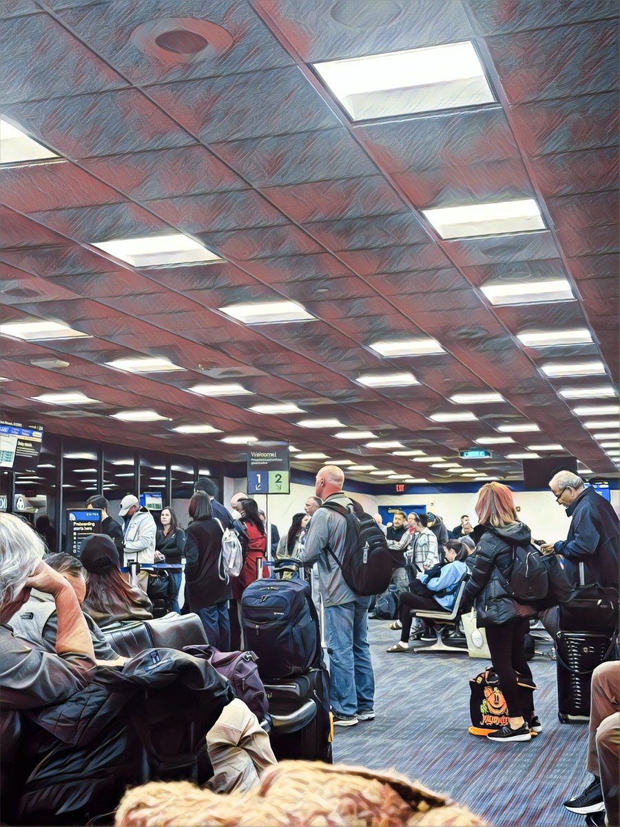 We just trying to get home.  <a href="/united/">United Airlines</a>  #travelwoes #seconddelay #mytravelstory At this rate, I’m gonna miss my presentations. 😭😭😭