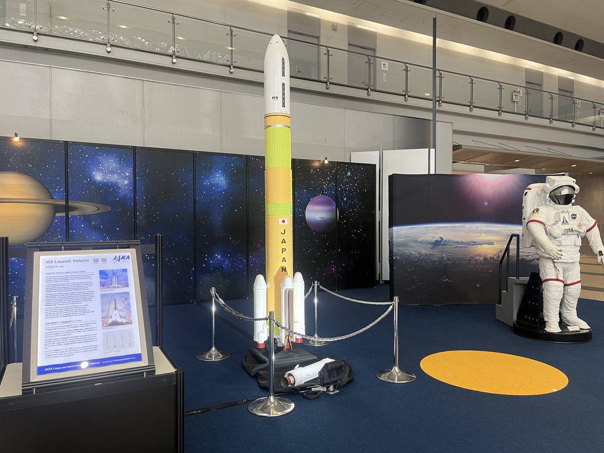 ＼本日2日目💁‍♂️／
＃2024国際航空宇宙展 2日目は10:00～17:00です！
17日（木）、18日（金）トレードデー👨‍💼
19日（土）のパブリックデーでは子供たちが楽しめるイベントも👩🏻‍👧‍👦
詳しくはこちら⬇️
japanaerospace.jp/jp/public_even…

ご来場お待ちしております🛰️
＃JA2024