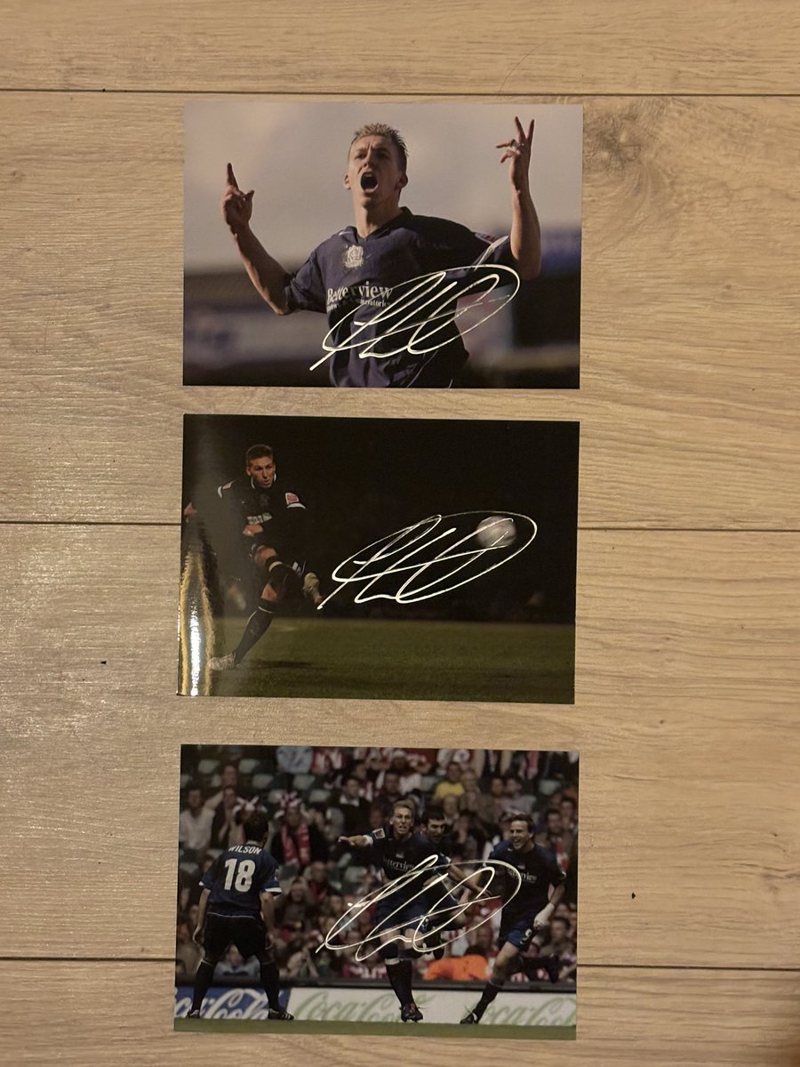 I’m selling these signed Freddy Eastwood photos to raise money for Mind. Please contact me if you’re keen.