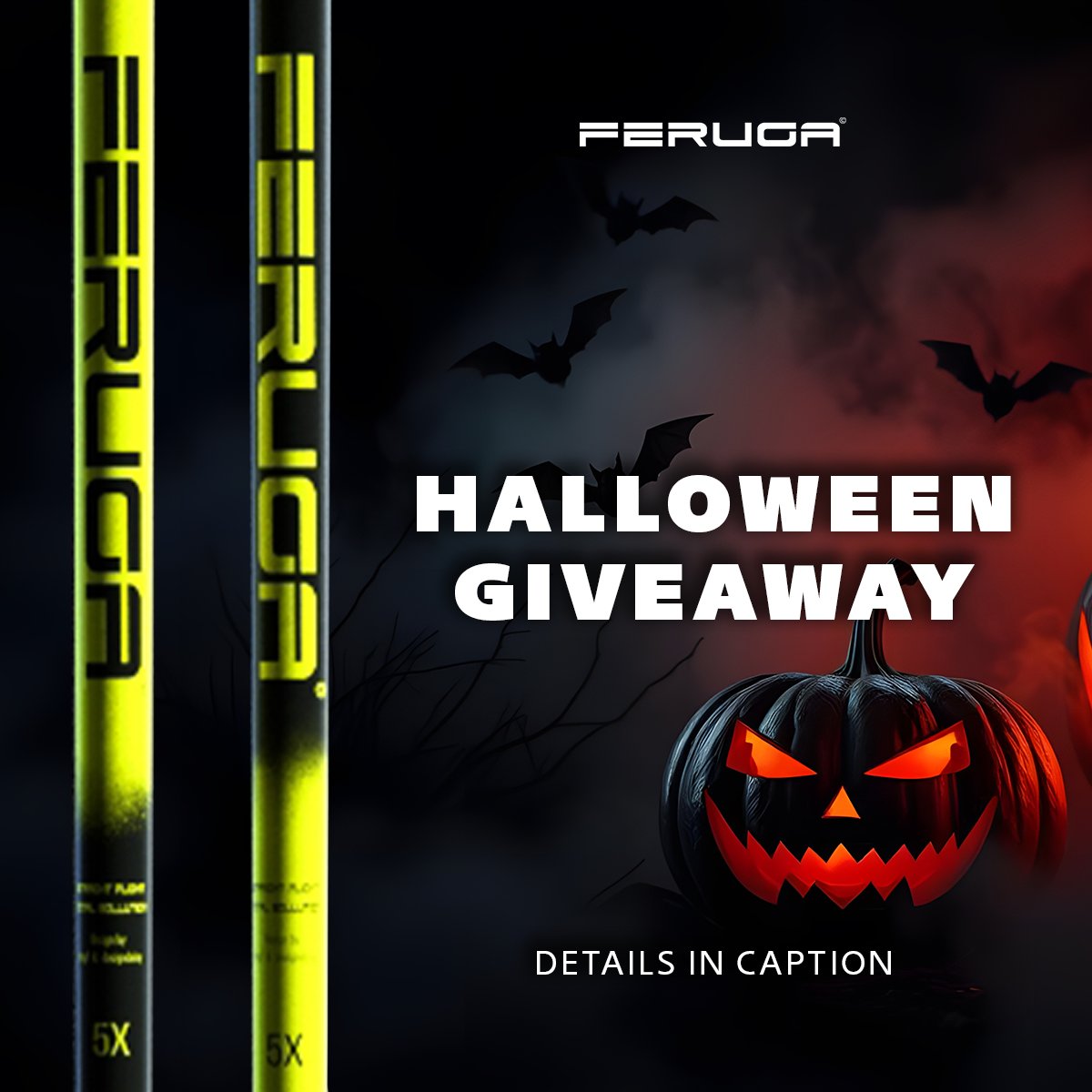 ferugagolf's tweet photo. Happy Spooky Season! 🎃 We're celebrating by sharing this SCARY GOOD opportunity to win a FREE Feruga Driver Shaft Fitting with the Driver Shaft included (Total Value of $450)! 👻⛳ Visit our Instagram profile @ferugagolf to learn more on how to enter! https://t.co/tpulPypMkM