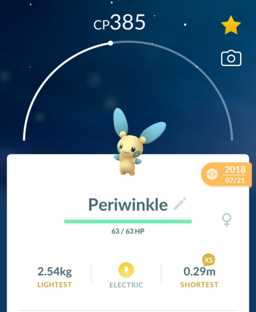 My minun, she is so big and so tall...