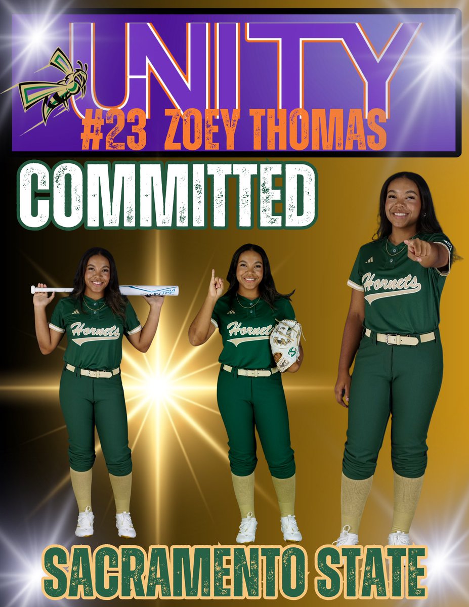 2026 Zoey Thomas has committed to further her education and athletic career with Sacramento State! We are extremely proud of all your hard work and dedication Zoey… excited to see you excel at the next level! Thank you Coach Perez and staff you got a good one!