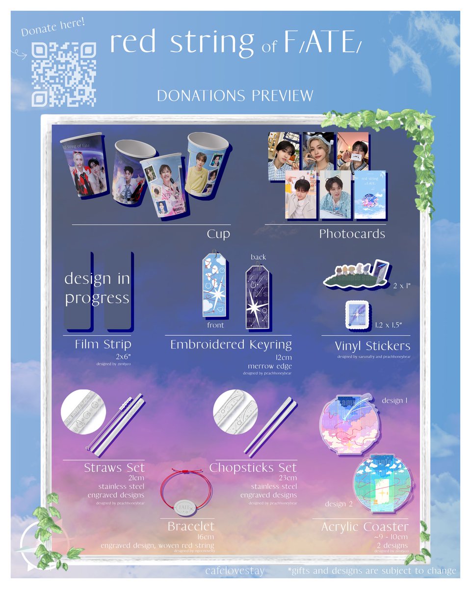 #fatedwSKZ Donation Previews

Our team and friend's designs are here~ The goodies are available until 11/1 or until supplies last!