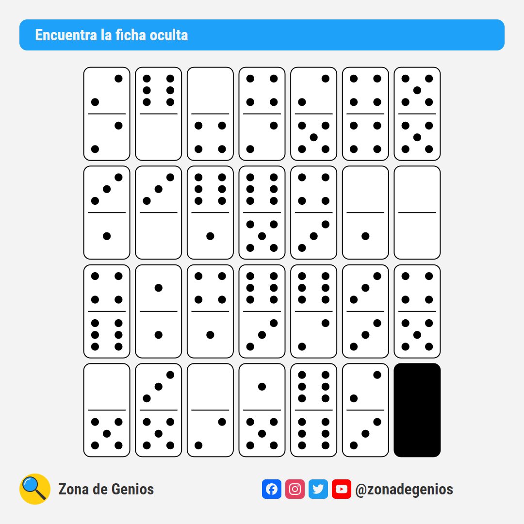 zonadegenios's tweet photo. ¿Podrás encontrar la ficha oculta? 🁄 🁳🔍

Comenta Logrado✔️ si pudiste encontrarla.

#domino #parapensar #miercoles #boardgames https://t.co/VYWxjVU0Vb