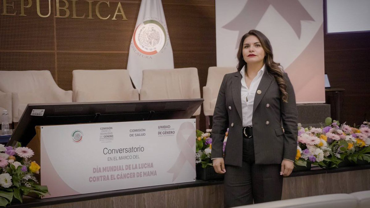 Luz María Rodríguez +🤚🏻 (@luzmiazul) on Twitter photo Agradezco a mi amiga <a href="/MaluMicher/">Martha Lucía Mícher Camarena</a> por la invitación al conversatorio en el <a href="/senadomexicano/">Senado de México</a> en el marco del Día Mundial contra el Cáncer de Mama. Es fundamental seguir impulsando políticas públicas que fortalezcan la prevención y garanticen acceso a atención oportuna y digna. Agradezco a mi amiga <a href="/MaluMicher/">Martha Lucía Mícher Camarena</a> por la invitación al conversatorio en el <a href="/senadomexicano/">Senado de México</a> en el marco del Día Mundial contra el Cáncer de Mama. Es fundamental seguir impulsando políticas públicas que fortalezcan la prevención y garanticen acceso a atención oportuna y digna.