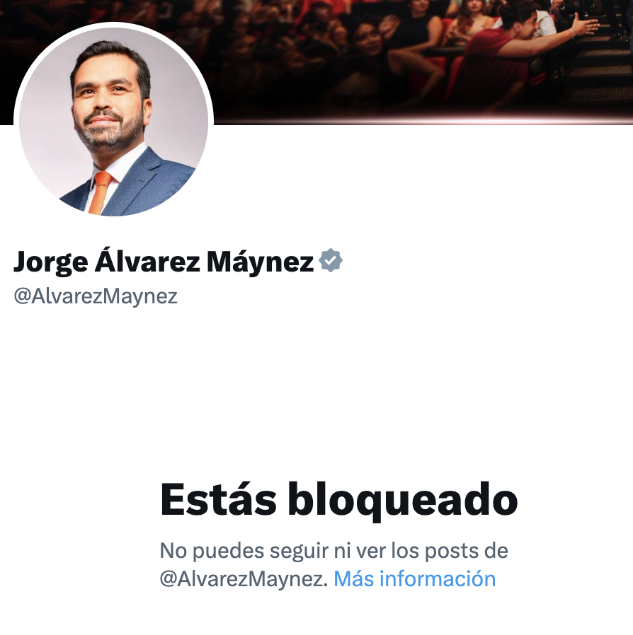 <a href="/MovPRImxOficial/">Movimiento PRI.mx</a> <a href="/AlvarezMaynez/">Jorge Álvarez Máynez</a> No aguanta nada...