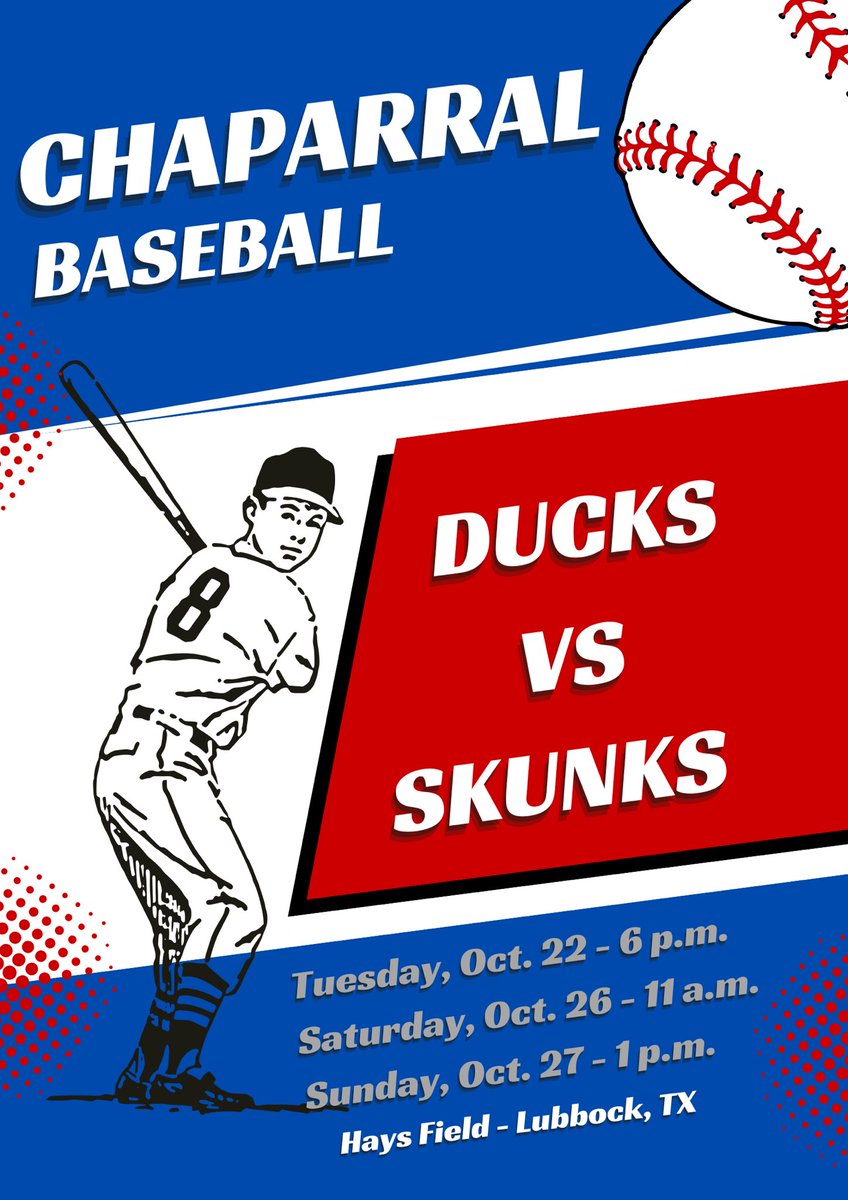 A showdown you won’t want to miss. 

We hope to see you next week at Hays Field for the 54th annual Ducks &amp; Skunks Series!