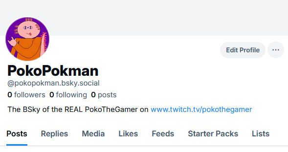PokoPokman's tweet image. Since everyone else is doing it, here's mine. No promises on actually using it, but if this place self destructs, you can find me there.