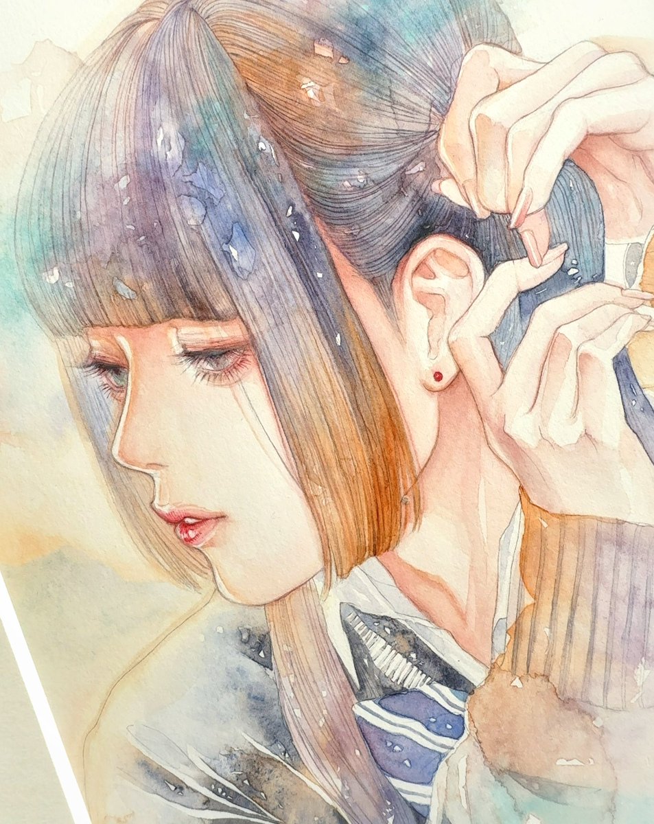こちらは旧作ですがとても気に入っている作品です、こちらも展示いたし