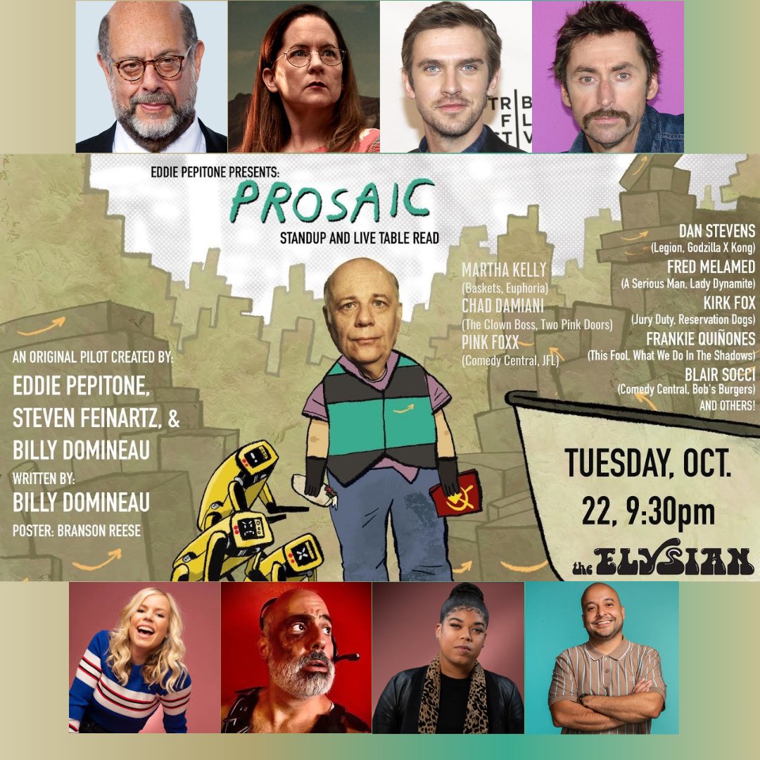 LA! Still some tickets available! You won’t wanna miss this one!! elysiantheater.com/shows/prosaic