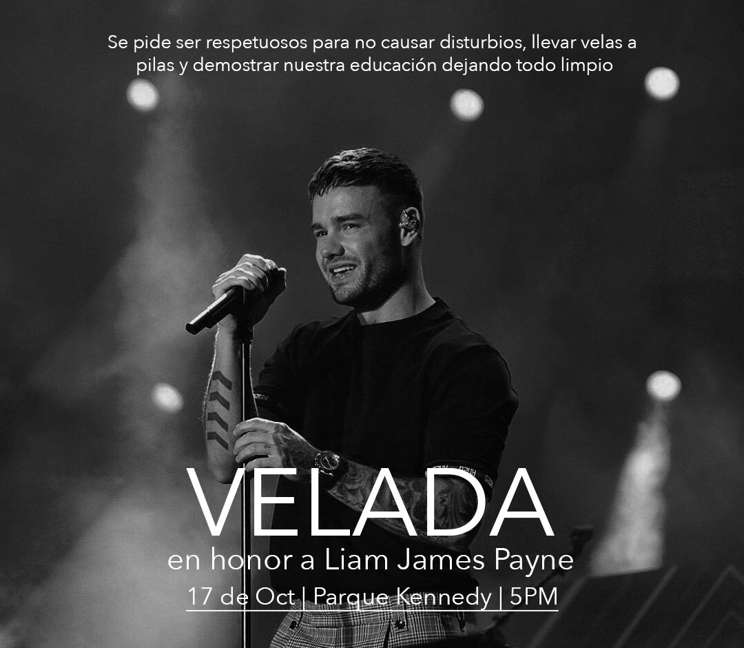 liampayneperufc's tweet image. Con el fin de recordar y despedir a nuestro ídolo Liam James Payne, como cuentas del fan club oficial les invitamos a ser parte de la velada que se está organizando. 
Esperamos contar con su presencia con el máximo respeto posible hacia Liam, el fandom y su familia.