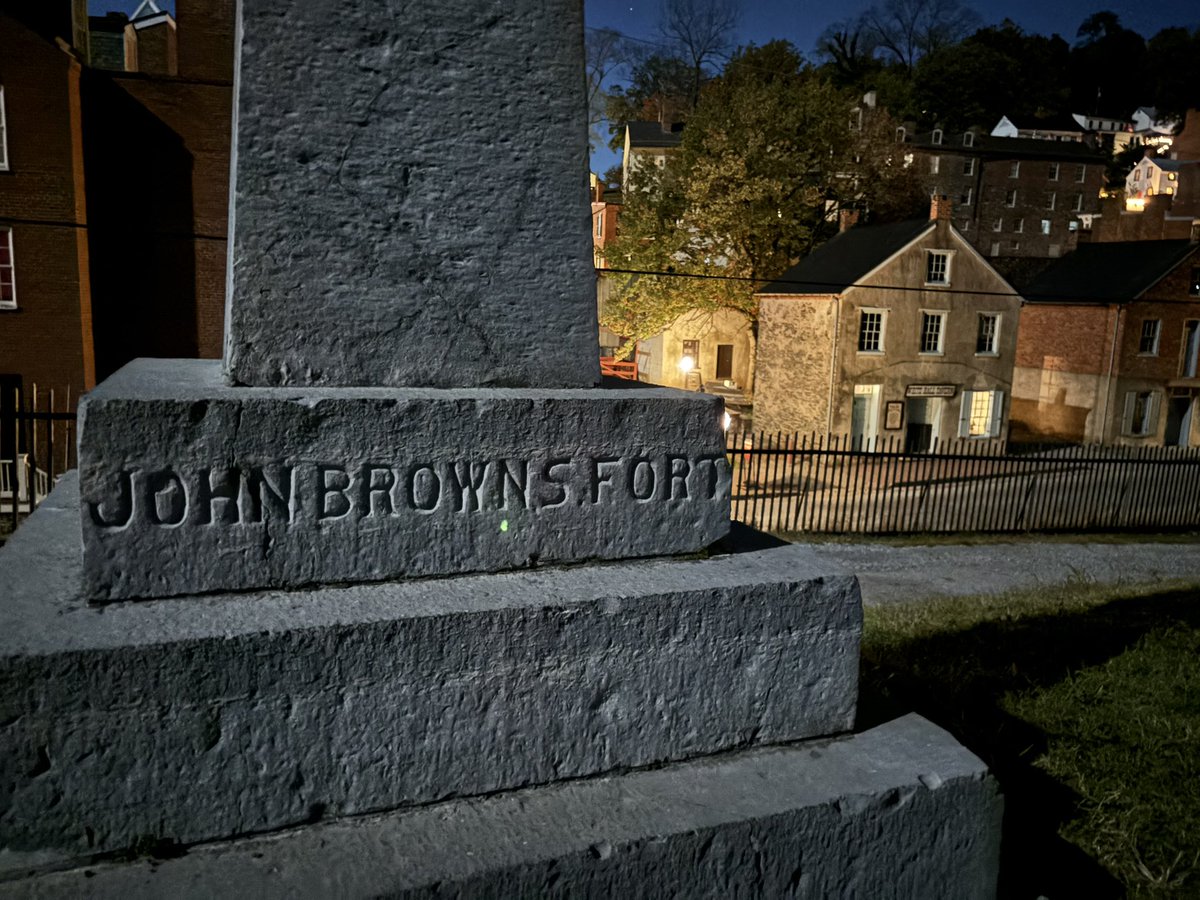 Out here on the anniversary of John Brown’s October 1859 raid. 

His soul goes marching on.