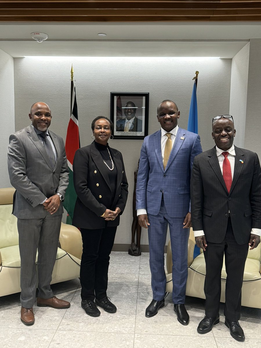 Amb. Ekitela Lokaale (@eelokaale) on Twitter photo It is every Ambassador’s joy to host one’s countrymen and women in one’s country of accreditation.
This week has been my week with <a href="/UN/">United Nations</a> Resident Coordinators.
Coming hot on the heels of my day out with Dr. Stephen Jackson, the UNRC in <a href="/UNinKENYA/">UN in Kenya</a>, today I hosted 3 UNRCs- Amb. It is every Ambassador’s joy to host one’s countrymen and women in one’s country of accreditation.
This week has been my week with <a href="/UN/">United Nations</a> Resident Coordinators.
Coming hot on the heels of my day out with Dr. Stephen Jackson, the UNRC in <a href="/UNinKENYA/">UN in Kenya</a>, today I hosted 3 UNRCs- Amb.