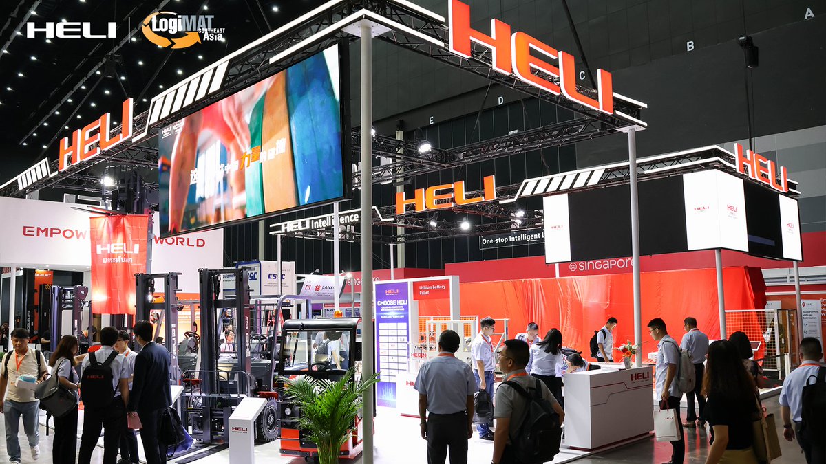 heliforklifts's tweet image. 🔥Welcome to the popular LogiMAT Southeast Asia 2024 exhibition in Bangkok, Thailand! 
Come and Experience the Thailand premiere of HELI intelligent logistics products.
Remember our booth number: Hall 100, E01 &amp;amp; F01. 👉 
#LogiMAT2024 #EmpowerTheWorld #HELIProduct