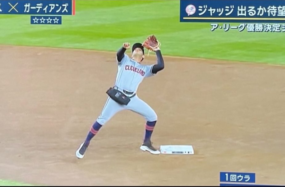 ガーディアンズのこの選手、何巻いてんだ
これ