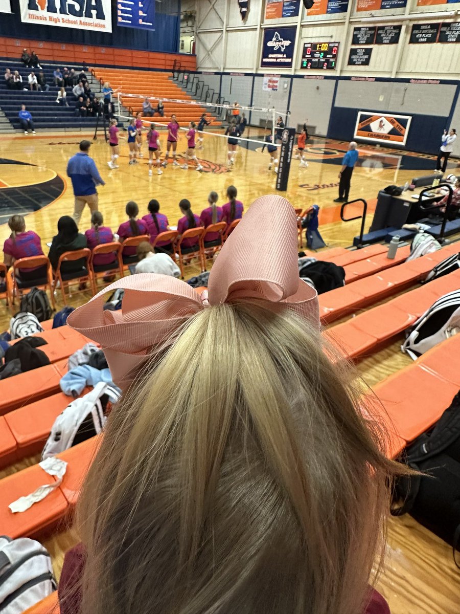 Had the best time cheering on <a href="/CSVBwomen/">SANDBURG VOLLEYBALL</a> 🦅🏐