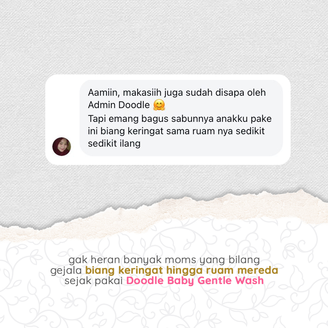 DoodleIDN's tweet photo. Nah, makanya mulai dari sekarang pilih produk bayi yang mengandung zat untuk meredakan iritasi, seperti Pathenol yang ada di Doodle Baby Gentle Wash🥹🫶🏻 https://t.co/0sWPyKucaS