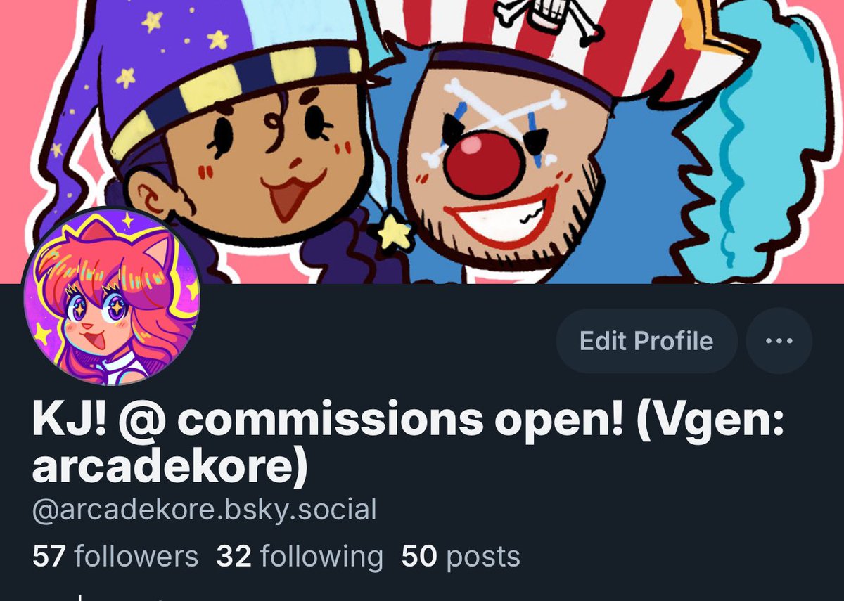 Kj @ comms open / 🦋 arcadekore tweet media