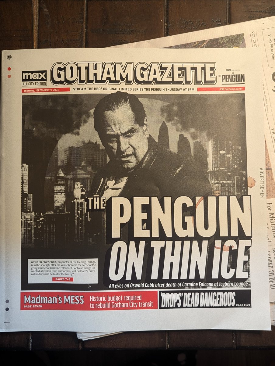 marcobazan's tweet photo. Just received a special gift from the boss himself.

Thanks boss! 🐧🐧🐧

#ThePenguin #ThePenguinSweepstakes https://t.co/KtvUBXnUzy