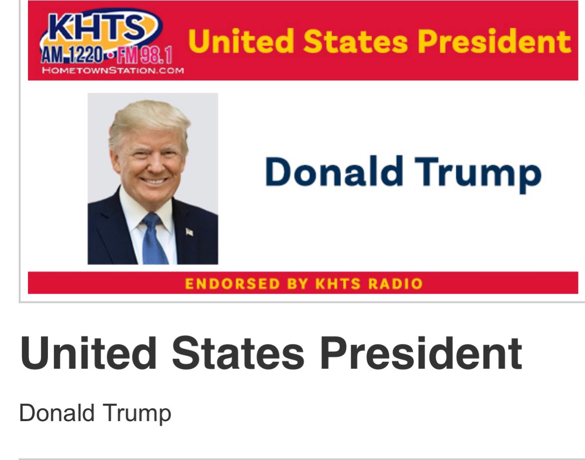c23jason's tweet photo. To all #SantaClarita #SCV residents. Is it surprising to you that the raging idiocy &amp; incompetence that allowed @KHTSRadio to tweet ‘A COMET HAS ENTERED EARTH’S ATMOSPHERE’ endorsed #DonaldTrump, @RepMikeGarcia and #SteveGarvey?

Please do not be as stupid as @KHTSRadio on 11/5. https://t.co/DDcTt8tRmP
