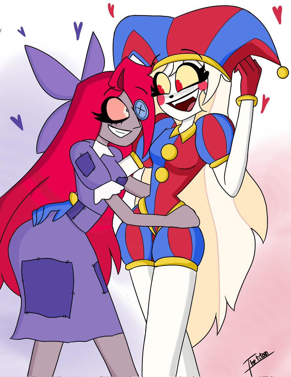 thetitn20119578's tweet image. Loveeeee💕💕 #HazbinHotel #CharlieMorningstar #vaggie #DigitalCircus #HazbinHotelFanart