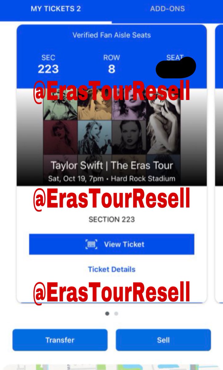 Eras Tour Resell tweet media