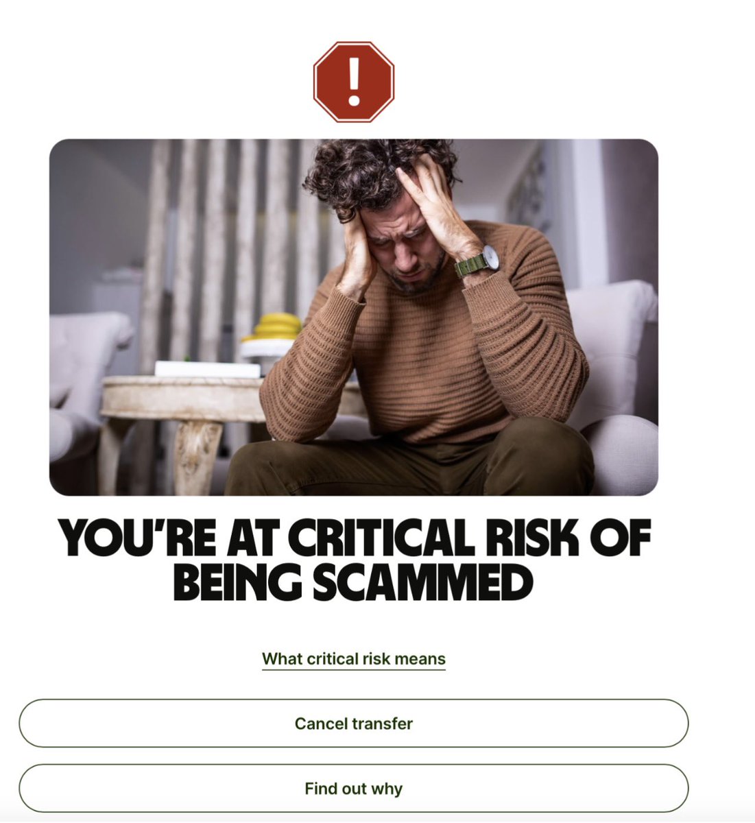 AlexKotyck's tweet photo. Here is another issue! They tried the transfer with a friend and received a worse result! I think your risk settings are broken. Let’s not hide behind the veil of “keeping everyone safe”. Please review! https://t.co/AW8UuDFY0N