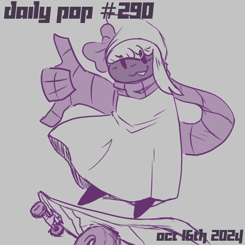 Oddyisodd's tweet photo. Day 290 of #DailyPop2024, special guest piece by @ZasCharacterArt! RADICAL Pop https://t.co/ceVzbeHPii