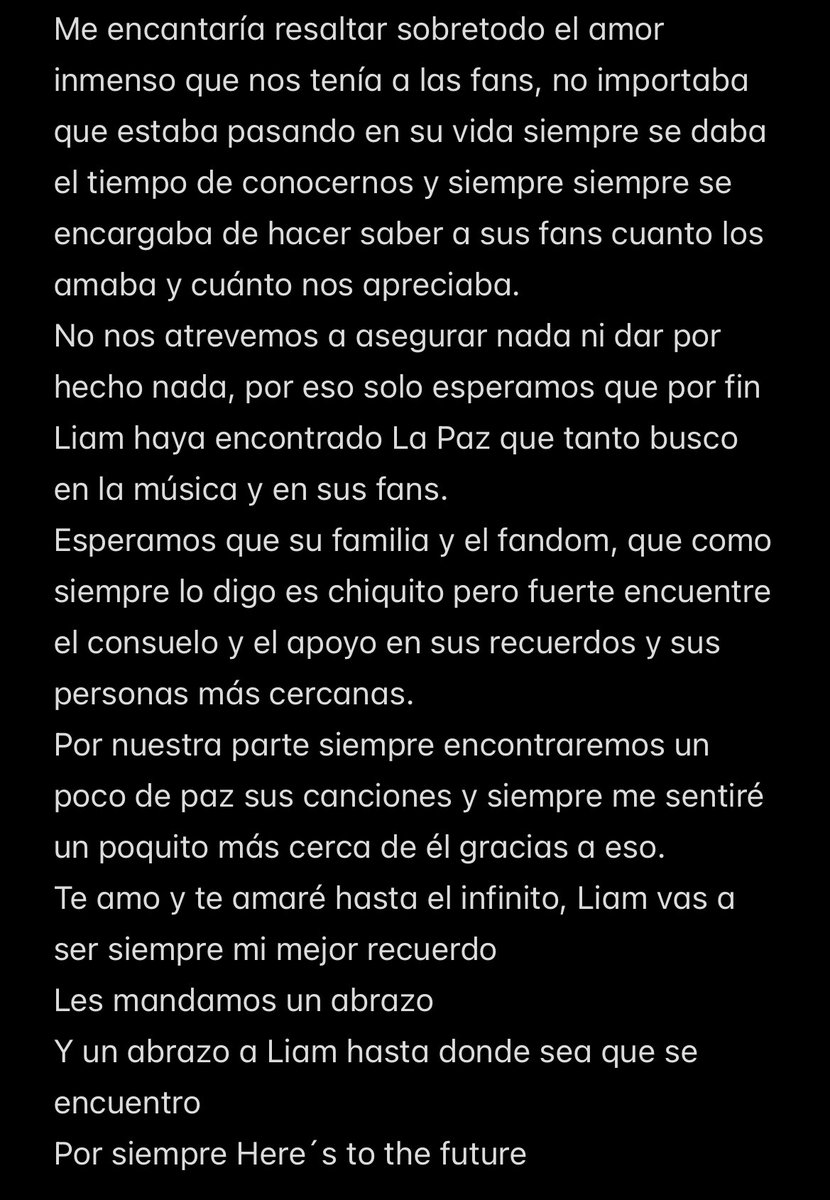 LPaynePeru's tweet photo. Por siempre y para siempre Liam  

Here’s to the future https://t.co/f43EmdBkx6