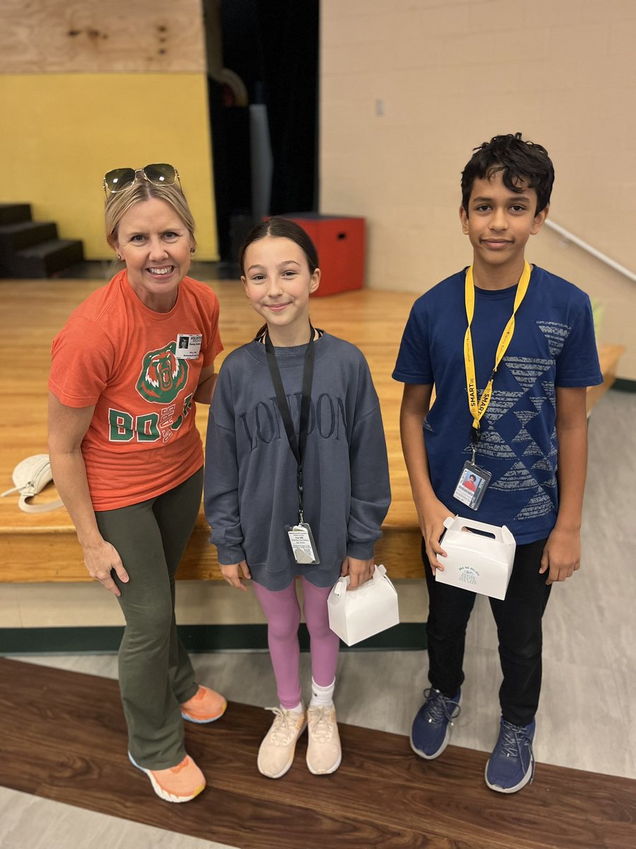 On October 9 the BDJH sponsored Bike, Walk and Roll to school. Students who participated were given a ticket and winners were chosen during lunch for a prize. Congratulations to a few of our Bears! And thank you BDJH PTA💚🧡🐻