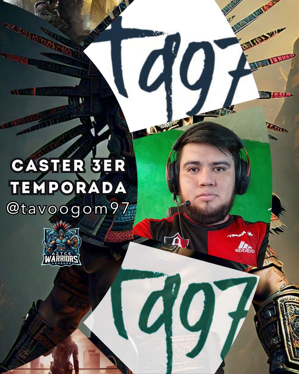 Aztecwarriorsr6's tweet photo. Bienvenidos🎙️

Presentamos a los casters oficiales de esta tercera temporada, mucha experiencia y dedicación en todo lo que hacen es un honor tenerlos esta temporada

@rono183bboy 
@cvv_1019 
@salinasedugom16 https://t.co/srGhqCD737