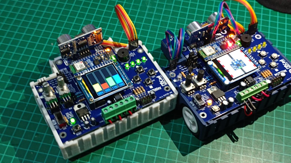 draker_dg's tweet photo. I managed to get the Arduino Nano ESP32, the HC-SR04 and the 1.54" LCD screen, I proceeded to print the LCD support and now I have everything ready to get the new @mirobotech's BEAÉR robot working 😁👍🏽
LCD support: https://t.co/i3OQ4boYpy
#robotics #mirobo #arduino #nano #esp32 https://t.co/z5mwalE6BU