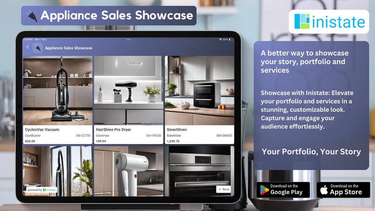 inistatehq's tweet photo. 🍽️Upgrade Your Presentations with Appliance Sales Showcase!✨Showcase every appliance detail, from brand to warranty, in a captivating display. Make your sales shine brighter and close deals faster!
📥 https://t.co/WRZFZQCjG1
#SalesShowcase #ApplianceSales https://t.co/hytPNG4ULj