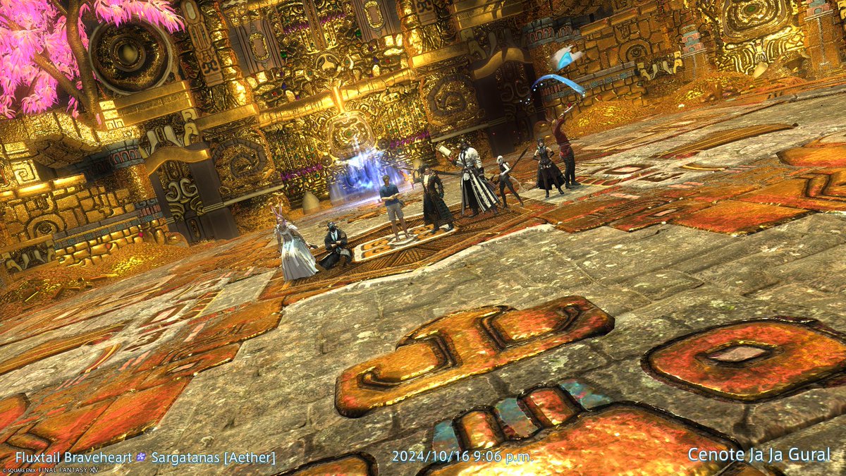 xantaplays's tweet photo. @FF_XIV_EN Free Company doing our best at this! #FFXIVGoldenSweepstakes https://t.co/IxyMagjkPa