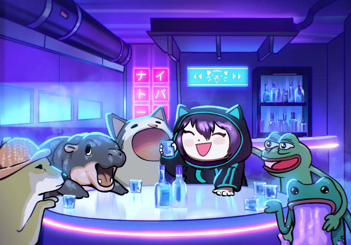 Chibi Hana and friends.