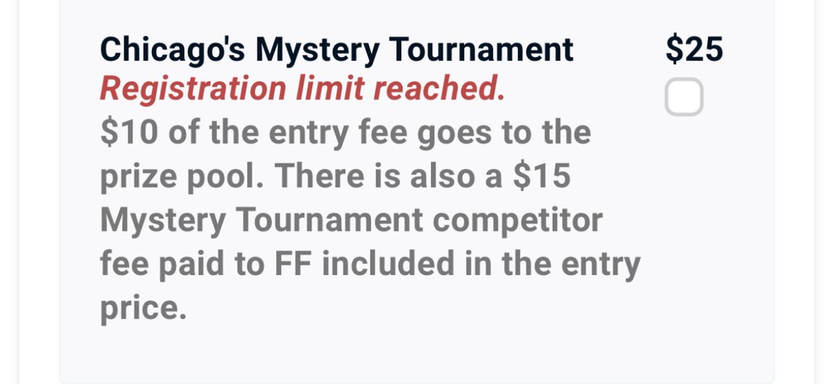 GoodNormals's tweet photo. Damn registration limit reached? Guess I’m not going to FF… https://t.co/FoNR5kGOeg