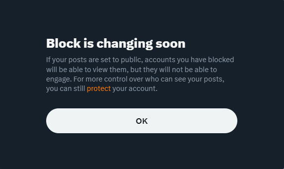 The280Times's tweet photo. Not a fan of the #BlockChange @X 
not a good policy idea, I think it will be harmful and could lead to bad outcomes. https://t.co/8qZhK1EY4C