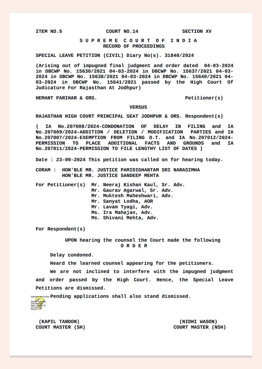 KAMALKU85476805's tweet photo. @rashtrapatibhvn @indSupremeCourt @pankajugc @RahulGandhi @narendramodi @ZeeNews @zeerajasthan_ @aajtak @ABPNews 
हाइकोर्ट जोधपुर के किए अन्याय को सुप्रीम कोर्ट ऐसे अनदेखा करेगा तो न्याय पर किसका भरोसा रहेगा जब जज करे अन्याय तो कौन करे न्याय? मदद कीजिए सबूत हम देंगे।+918058712314 https://t.co/rKsgwZbfw3