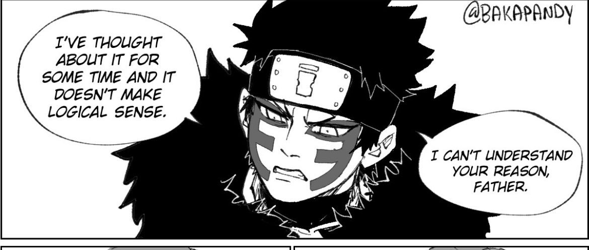 Listen…I'm not saying Ikemoto has seen my art but comparing how he used to draw Shinki vs in the recent chap compared to my stylization of Shinki's design 🤔🤔🤔 
