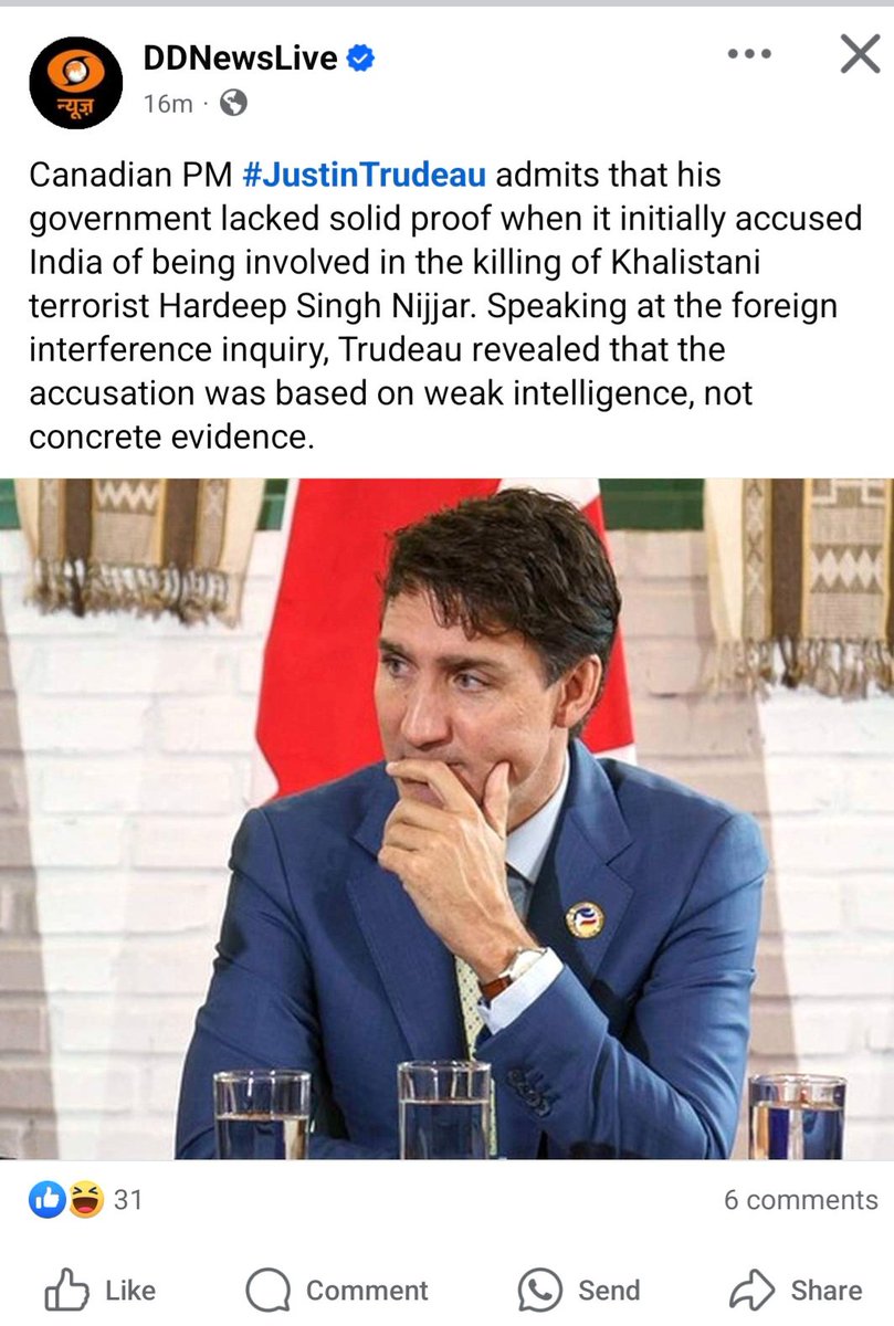 raki020's tweet photo. @sagarikaghose @narendramodi @JustinTrudeau Look at the message. https://t.co/nZqqae4QsD