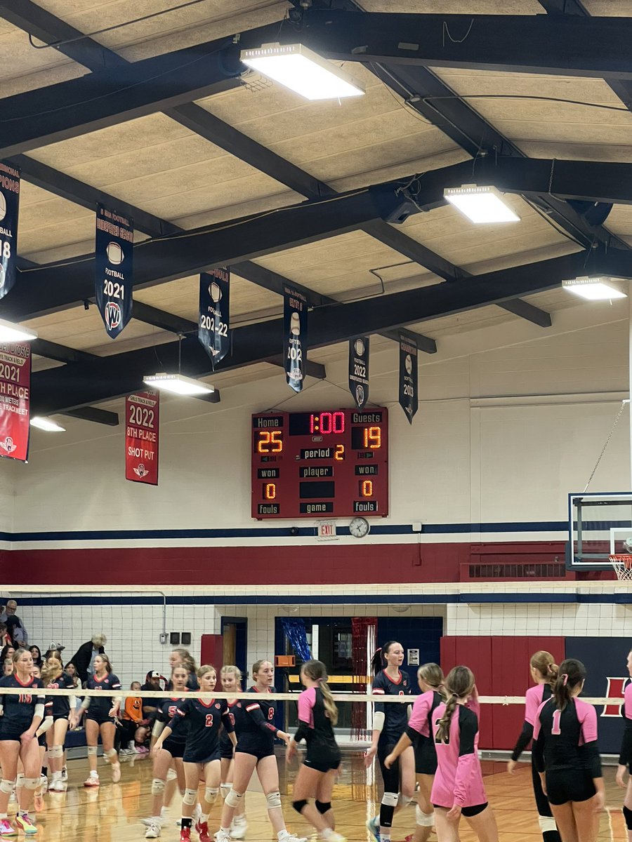 WCDistrict235's tweet photo. Heat cage Galva Wildcats on Senior night at both levels!
Varsity: 25-8, 25-19
Reagan Long- 6 digs
Ellie Skiles- 1 dig
Becca Hinshaw- 18 assists
@harleehainds - 10 kills (& 2 assists)
Lauren Winters- 5 aces
Thank you for all your support Heat nation!!!
#WCHeatPride https://t.co/pjOz2r5Tgc