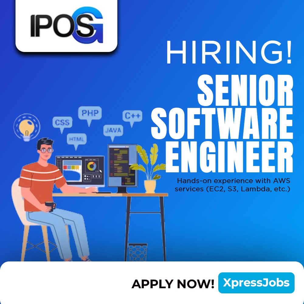 xpress_jobs's tweet image. IPOS Solution (Pvt) Ltd is hiring Senior Software Engineer - Full Stack

Apply via xpress.jobs/jobs/view/1581…

#IPOSSolution #SeniorSoftwareEngineer #FullStackDeveloper #SoftwareJobs #TechJobs #HiringNow #SLJobs #CareerOpportunities #ITJobs #EngineeringJobs