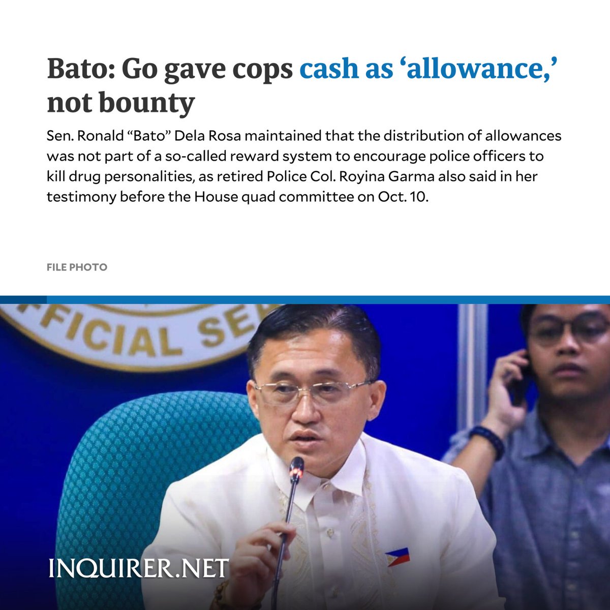 Inquirer tweet media