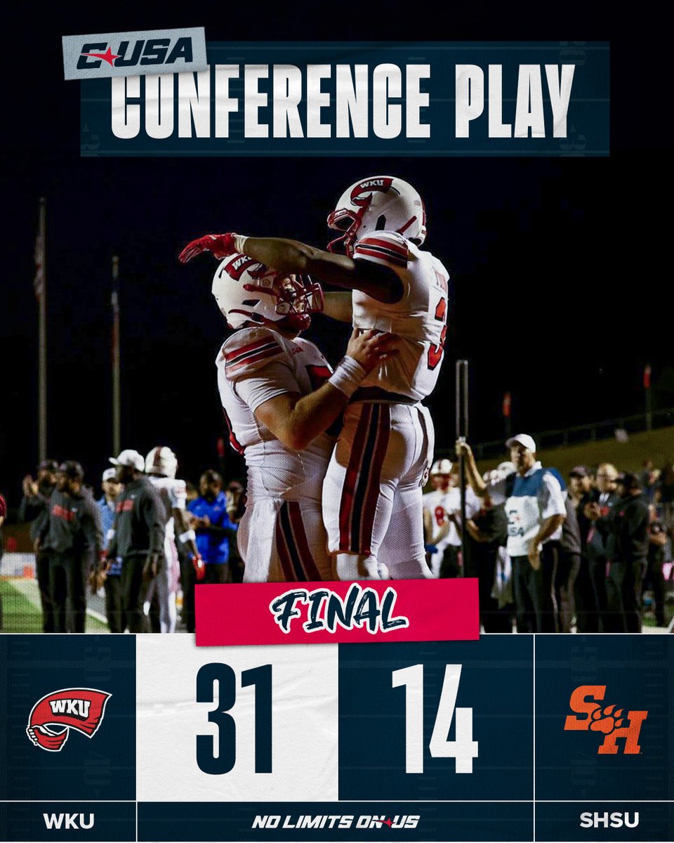 Another all-around dub for the Tops‼️

<a href="/WKUFootball/">WKU Football</a> | #NoLimitsOnUs