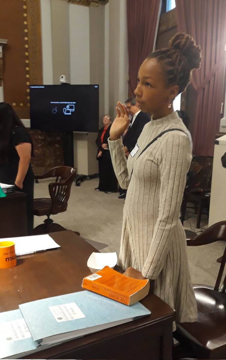 TSpannPT's tweet photo. Isabella excited to be appointed to serve on the @STLCityGov Youth Council! https://t.co/S84O4AZBTC