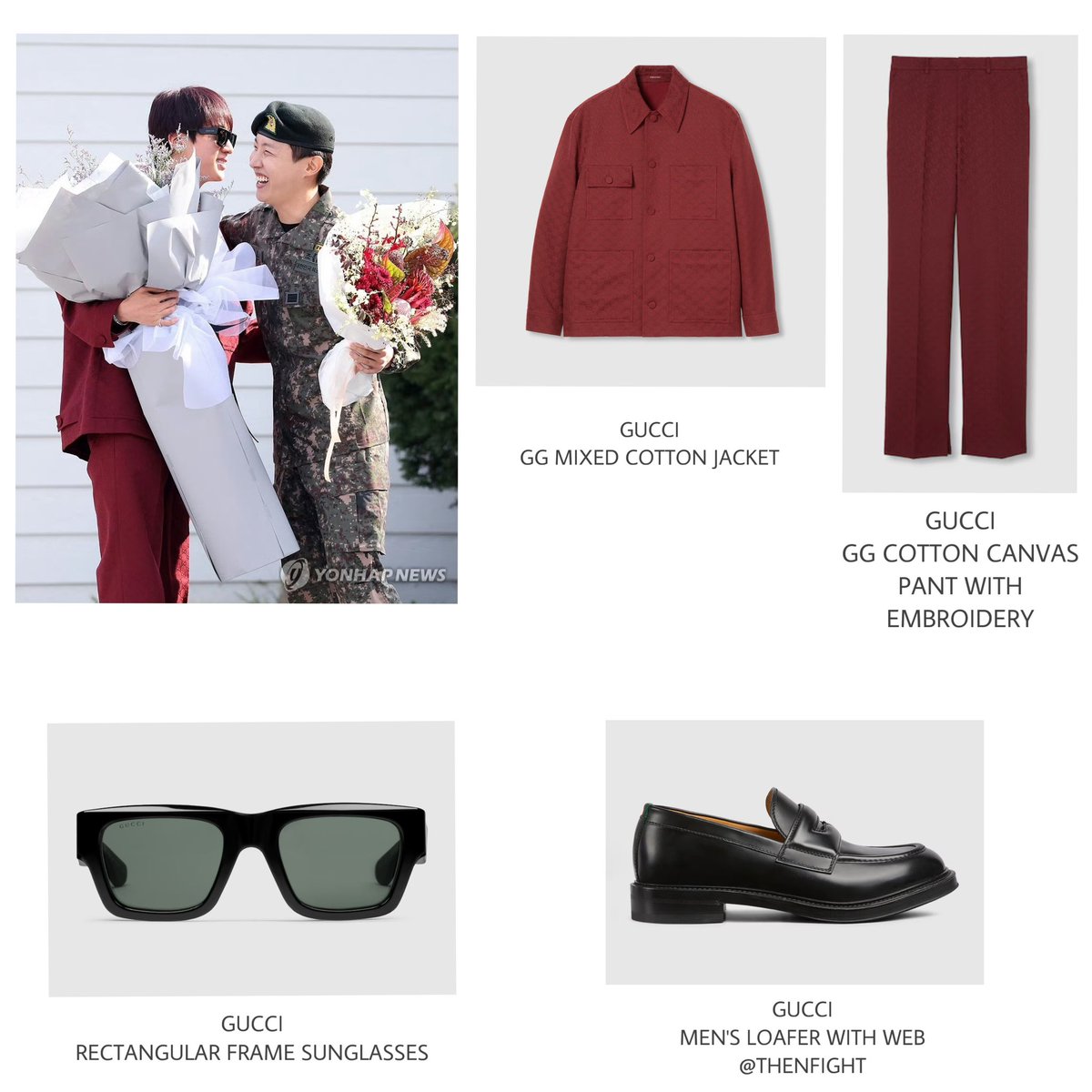 241014 JHope official Military Discharge
#JIN  #김석진 #BTS  #방탄소년단 

GUCCI